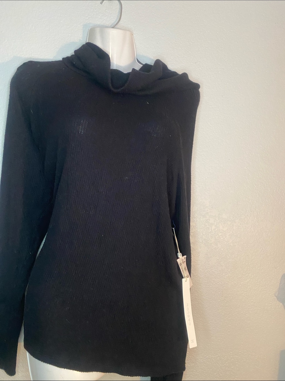Caslon Black Cowl Neck Sweater